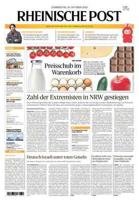 Cover of Rheinische Post Duisburg