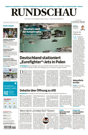 Cover of Rundschau für den Schwäbischen Wald – Der Kocherbote