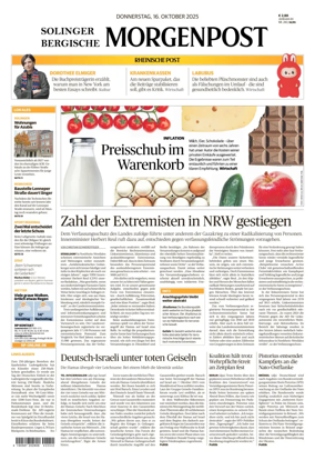 Cover of Solinger Bergische Morgenpost/Remscheid