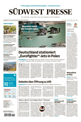Cover of Südwest Presse (Ulm)