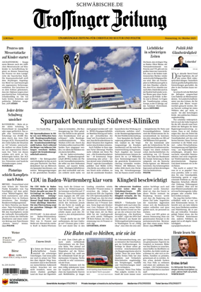 Cover of Trossinger Zeitung