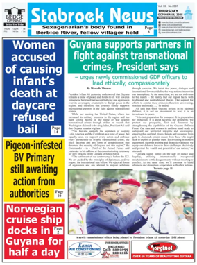 Cover of Stabroek News