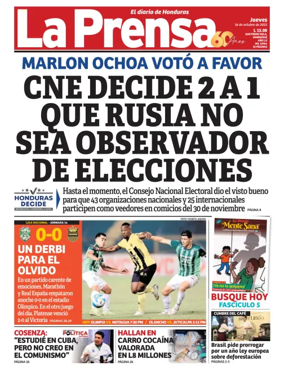 Cover of Diario La Prensa