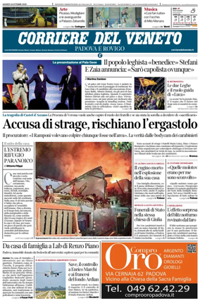 Cover of Corriere del Veneto (Padova e Rovigo)