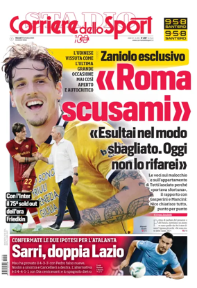 Cover of Corriere dello Sport (Lazio)