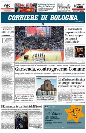 Cover of Corriere di Bologna