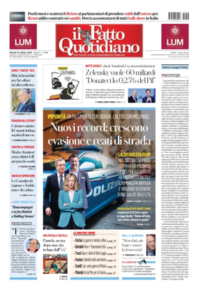 Cover of Il Fatto Quotidiano