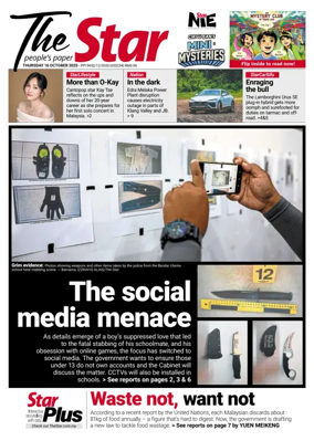 Cover of The Star Malaysia