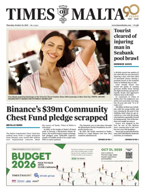 Cover of Times of Malta