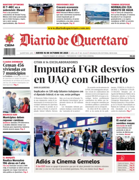 Cover of Diario de Queretaro