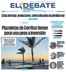 Cover of El Debate de Mazatlan