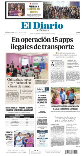 Cover of El Diario de Delicias