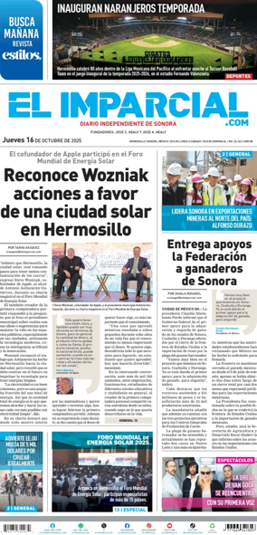 Cover of El Imparcial