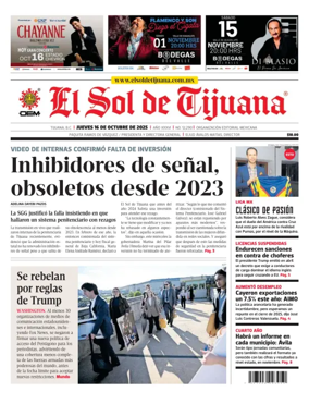 Cover of El Sol de Tijuana