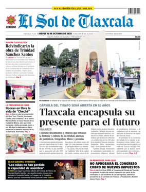 Cover of El Sol de Tlaxcala