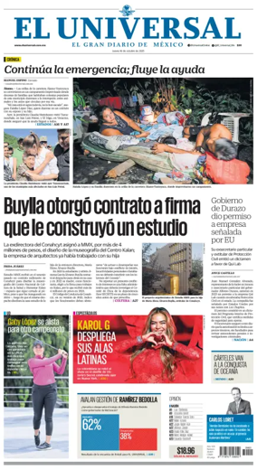 Cover of El Universal