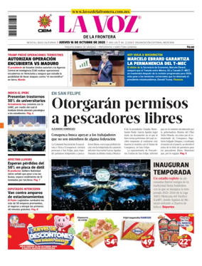 Cover of La Voz de la Frontera