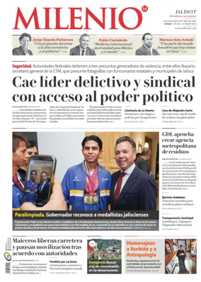 Cover of Milenio Jalisco