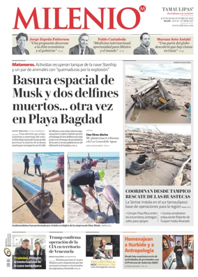 Cover of Milenio Tamaulipas