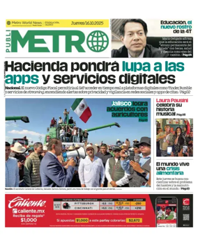 Cover of Publimetro Guadalajara