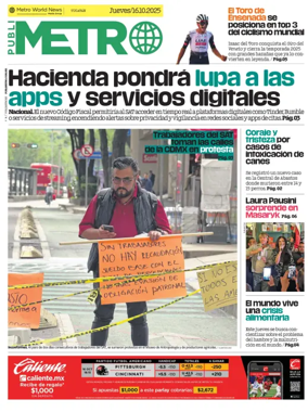 Cover of Publimetro Quintana Roo