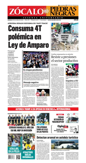 Cover of Zócalo Piedras Negras