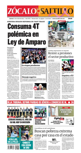 Cover of Zócalo Saltillo