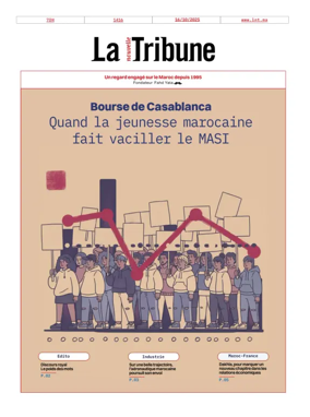 Cover of La Nouvelle Tribune