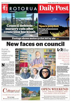 Cover of Rotorua Daily Post