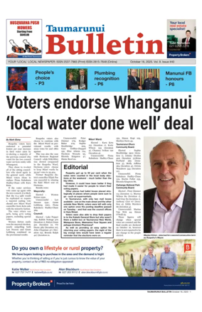 Cover of Taumarunui Bulletin