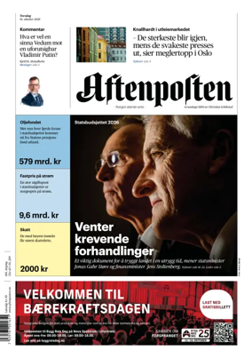 Cover of Aftenposten
