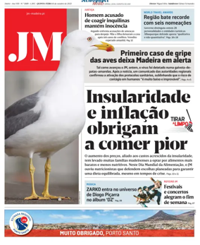 Cover of Jornal Madeira