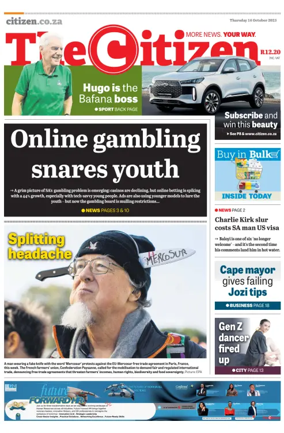 Cover of The Citizen (KZN)