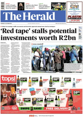 Cover of The Herald (South Africa)