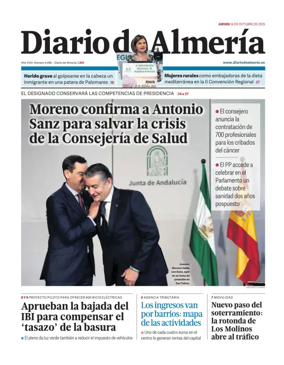 Cover of Diario de Almeria