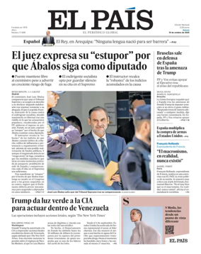 Cover of El País (Galicia)