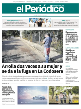 Cover of El Periódico Extremadura