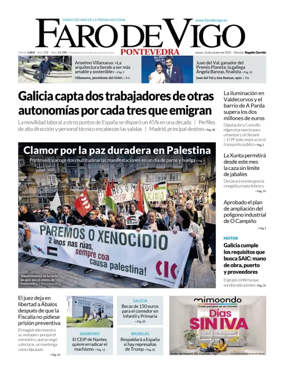 Cover of Faro de Vigo (Pontevedra)