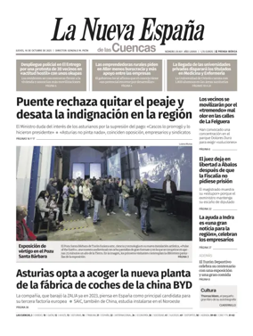 Cover of La Nueva España (Cuencas)