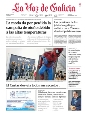 Cover of La Voz de Galicia (Arousa)