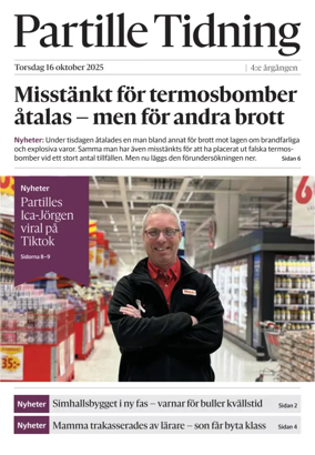 Cover of Partille Tidning
