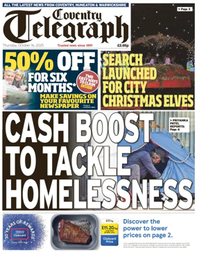 Cover of Coventry Telegraph