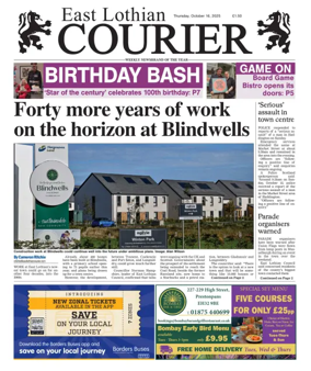 Cover of East Lothian Courier