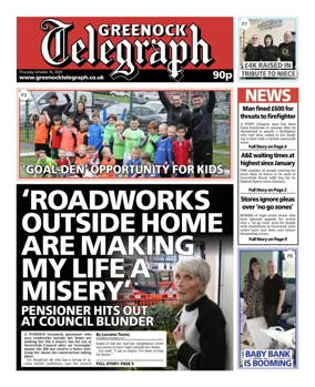 Cover of Greenock Telegraph