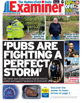 Cover of Huddersfield Daily Examiner