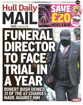 Cover of Hull Daily Mail