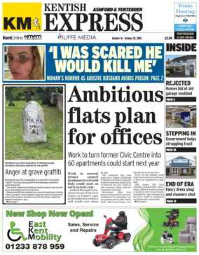 Cover of Kentish Express Ashford & District