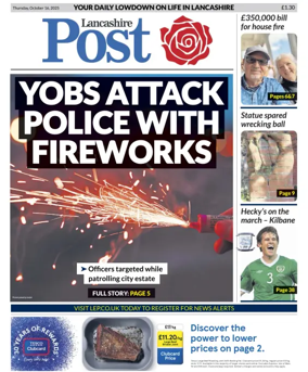 Cover of Lancashire Evening Post