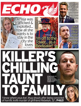 Cover of Liverpool Echo