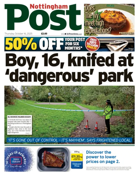 Cover of Nottingham Post